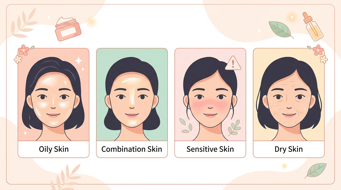 Bảng so sánh các loại da phù hợp khi dùng toner Some By Mi AHA BHA PHA 30 Days Miracle