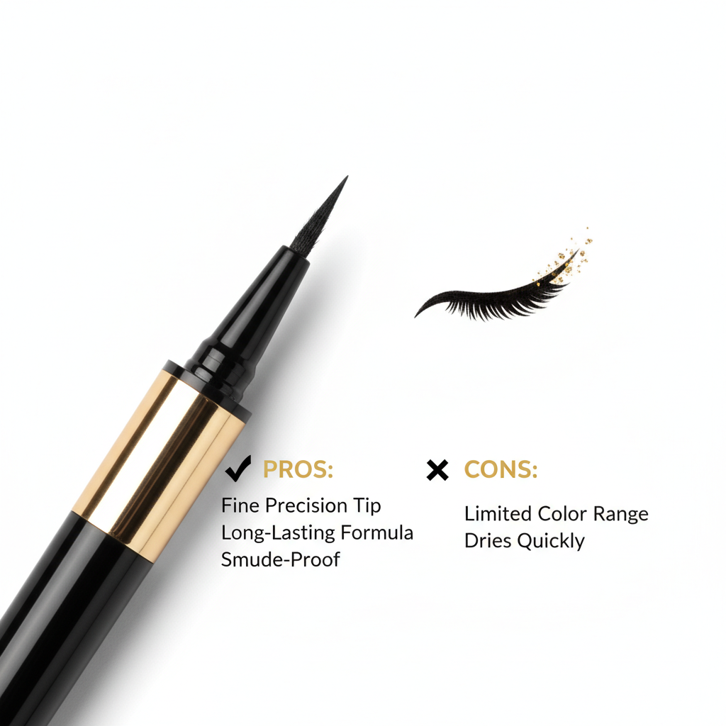 Kẻ mắt nước: Ưu điểm và nhược điểm