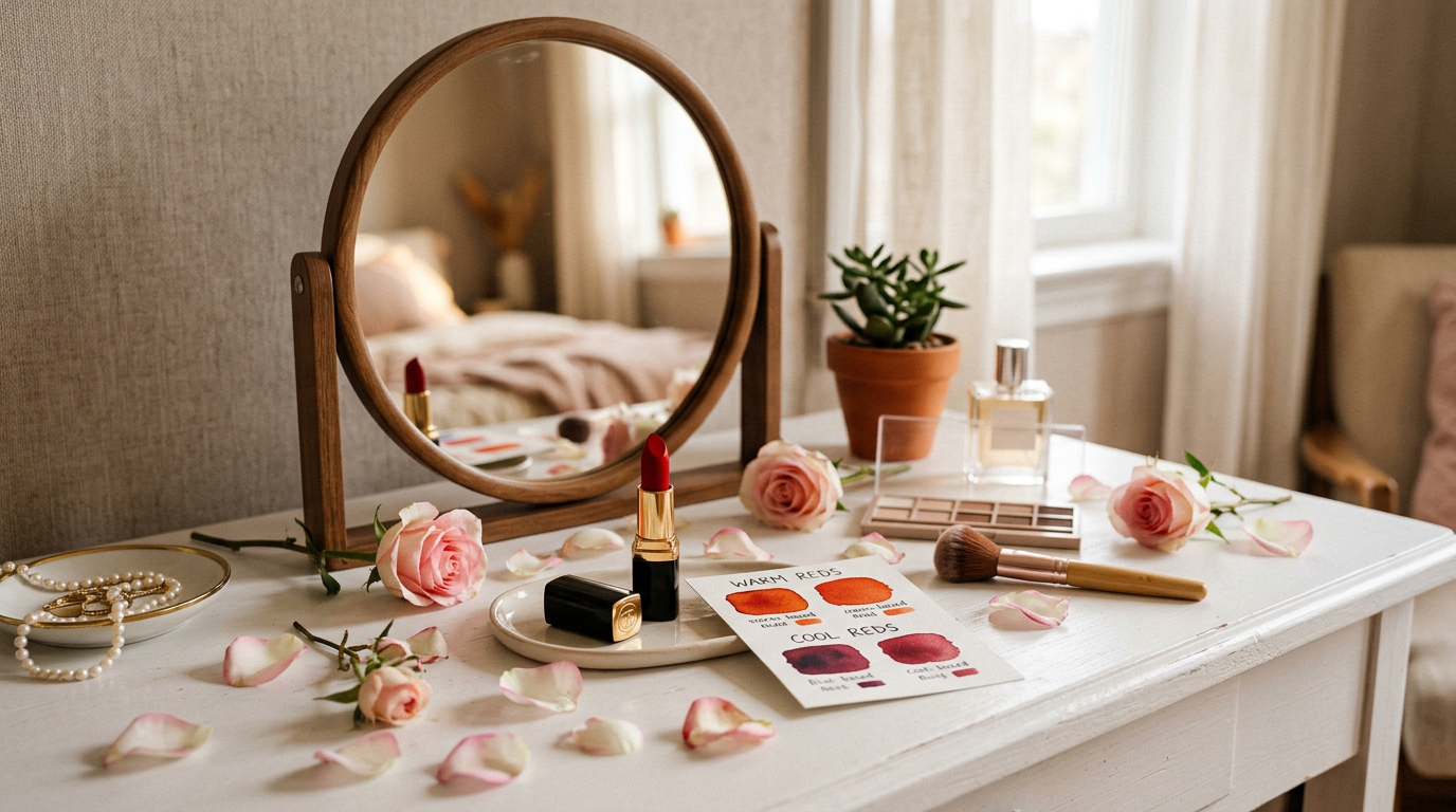 Cách chọn sắc son đỏ phù hợp với từng tone da từ sáng đến ngăm