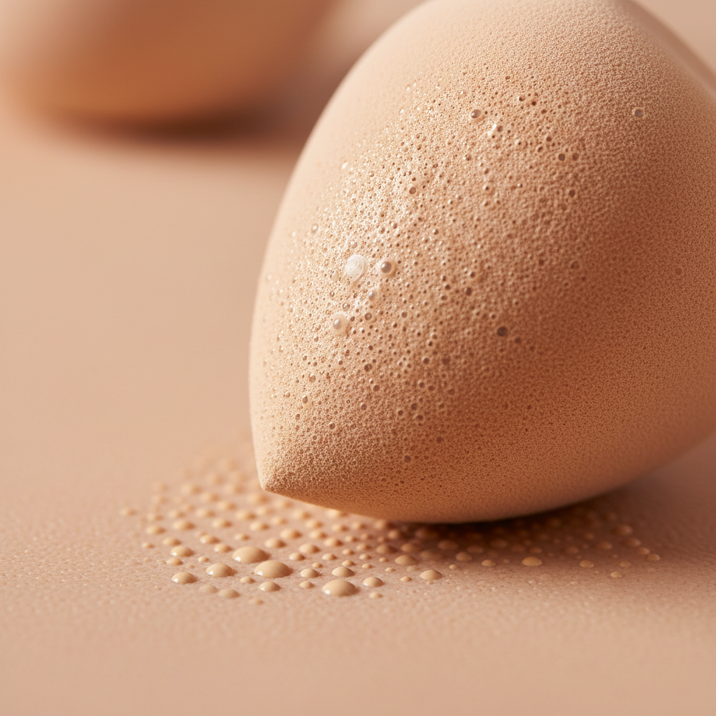 Cách dùng mút trang điểm - Mút trang điểm – “vũ khí” giúp các nàng có lớp nền căng