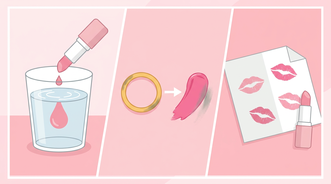 Các bài kiểm tra đơn giản để nhận biết son có chứa chì hay không