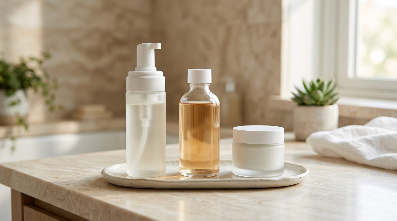 Quy trình skincare chuẩn cho da dầu kiểm soát bã nhờn