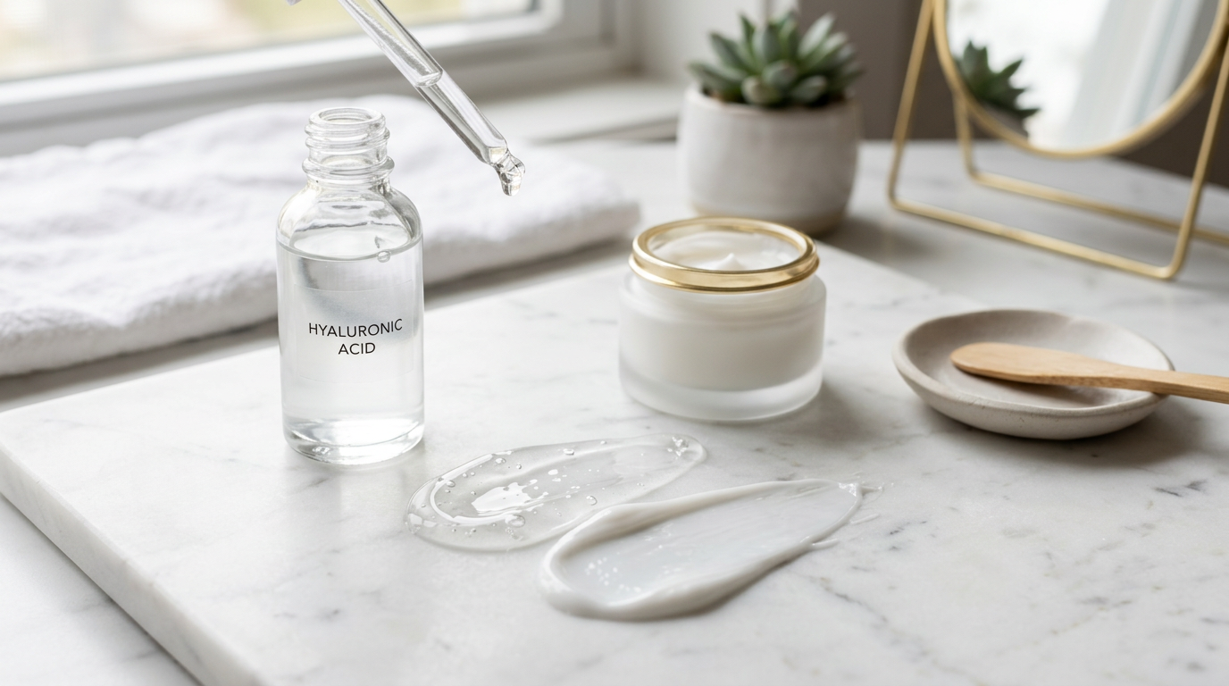 Cách dùng hyaluronic acid đúng cách kết hợp với kem dưỡng ẩm