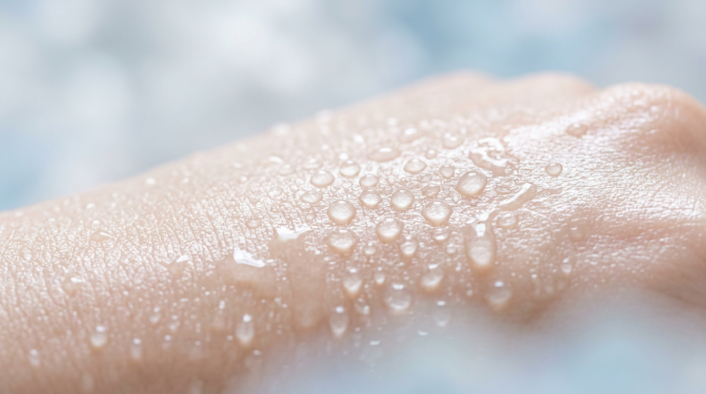 Hyaluronic acid cấp ẩm và giữ nước cho da, tạo hiệu ứng da căng bóng