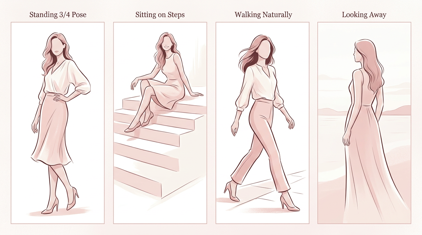 Các pose tạo dáng chụp ảnh đẹp cơ bản cho con gái