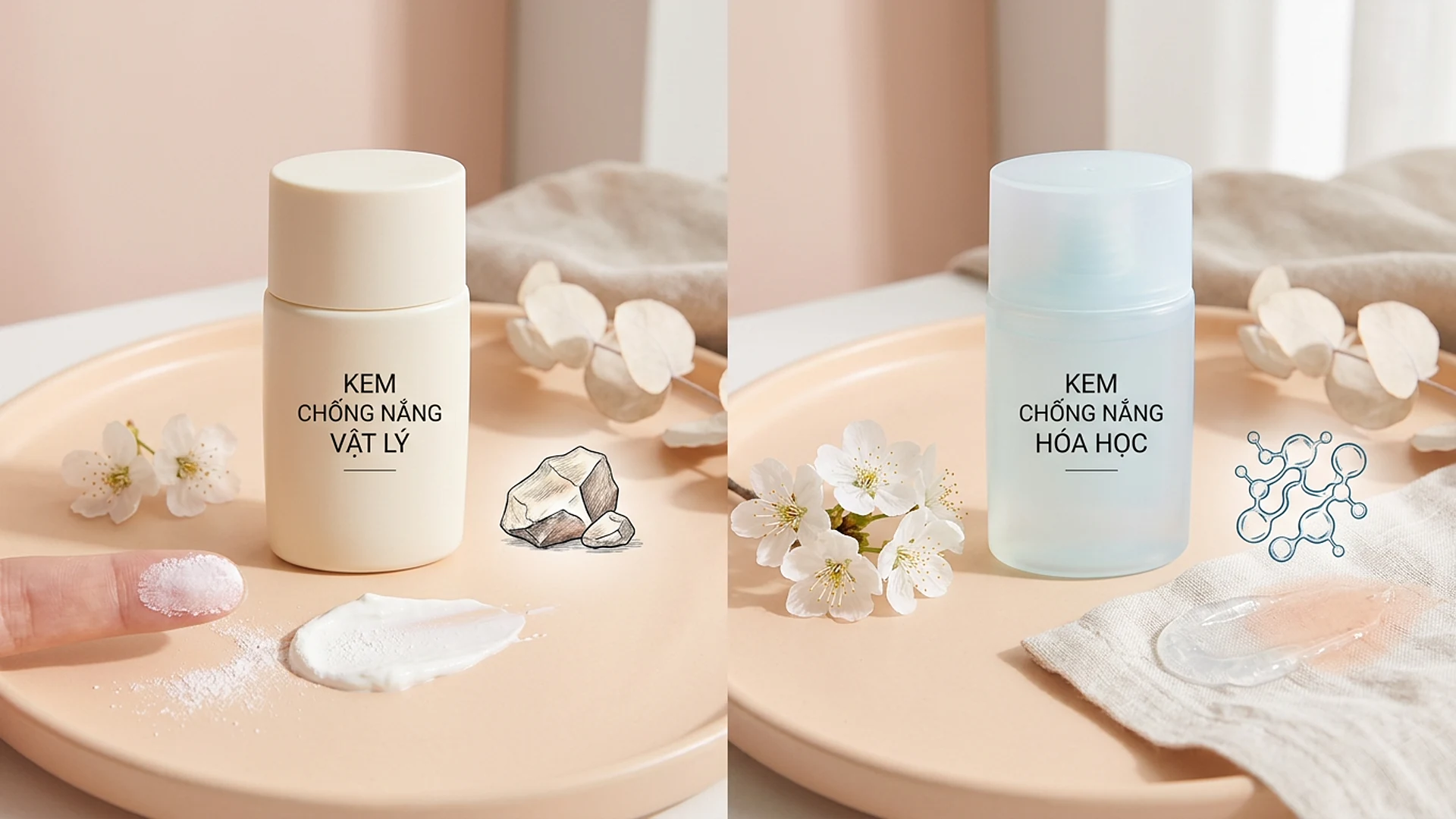 kem chống nắng hóa học