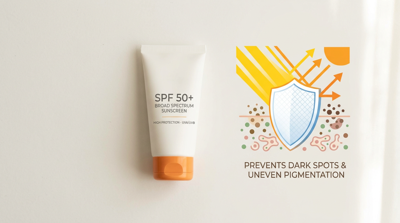 Chống nắng SPF 50 là bước bắt buộc khi dùng kem trị nám
