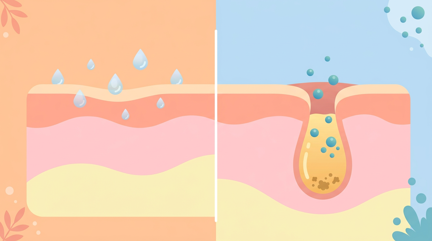 So sánh lactic acid AHA và salicylic acid BHA