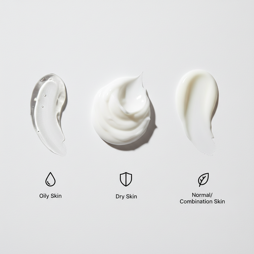 Chọn lotion phù hợp với từng loại da: da khô, da dầu, da hỗn hợp