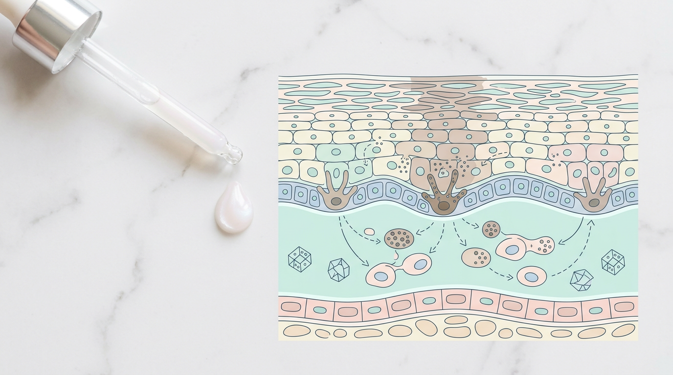 M-tranexamic acid ức chế melanin giúp làm sáng và đều màu da