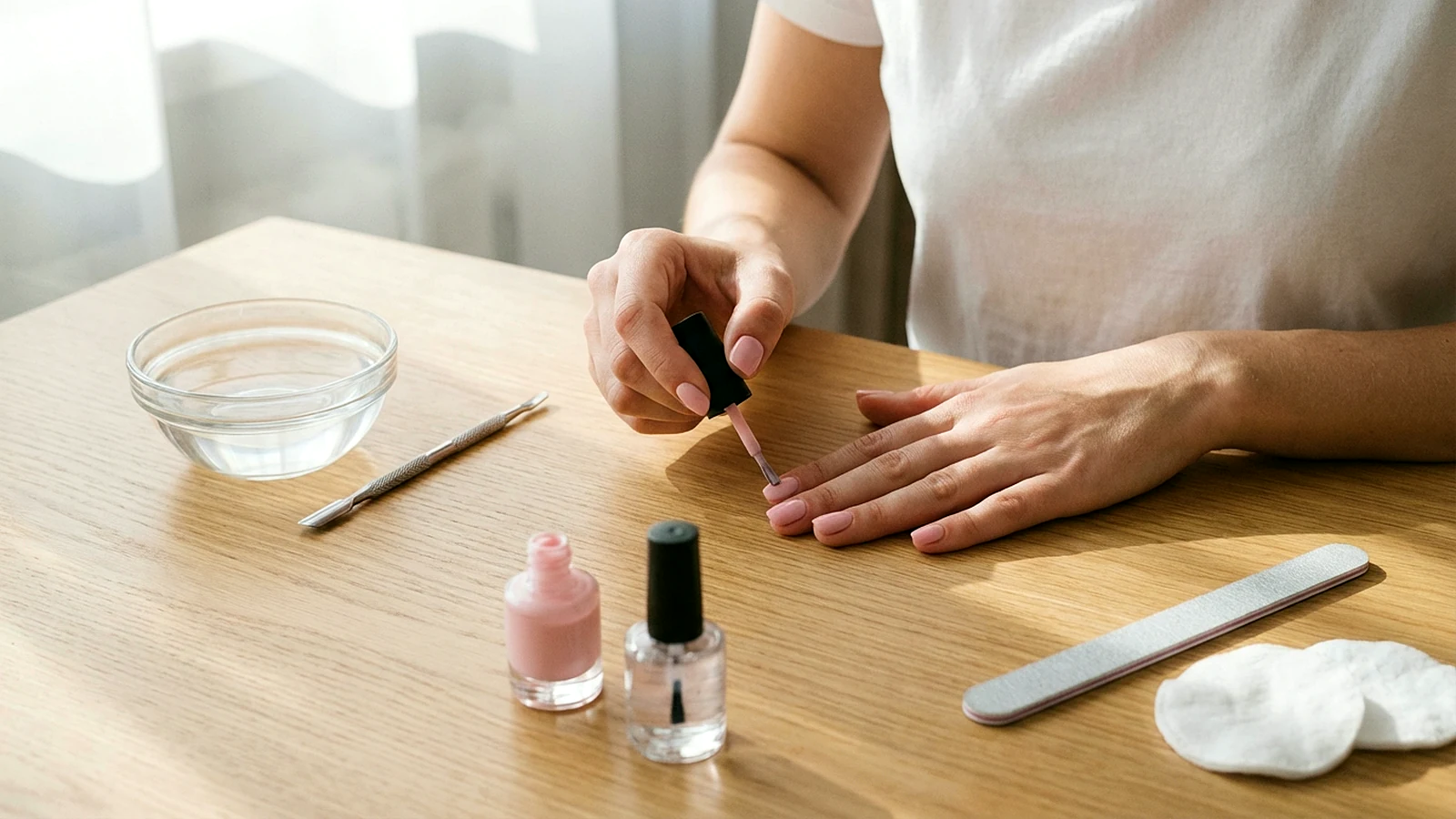 Các bước sơn và vẽ móng tay đơn giản tại nhà theo quy trình từng bước