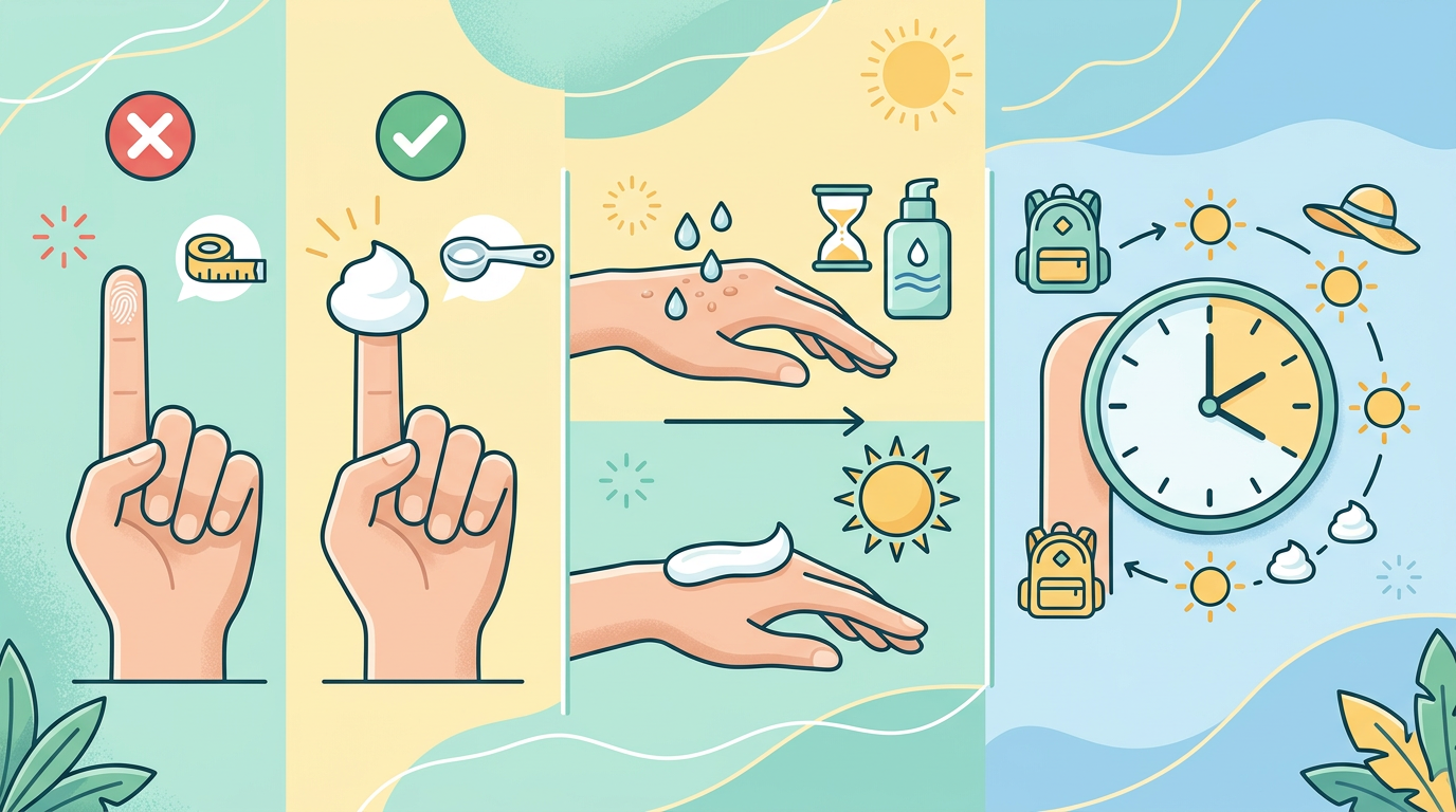 Lỗi thường gặp khi dùng kem chống nắng da dầu mụn