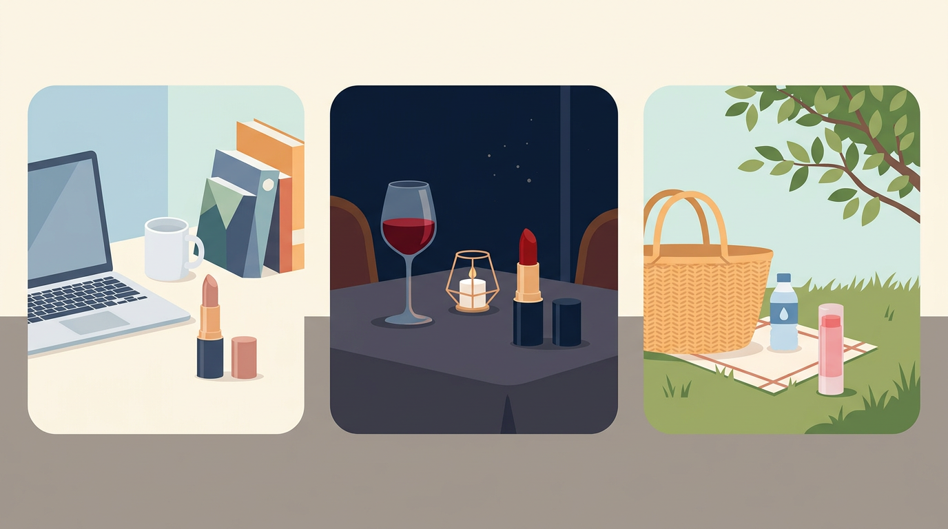 Chọn màu son môi phù hợp dịp sử dụng và phong cách