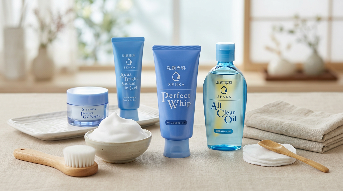 Tìm hiểu thương hiệu Senka của Nhật Bản - minh họa nội dung