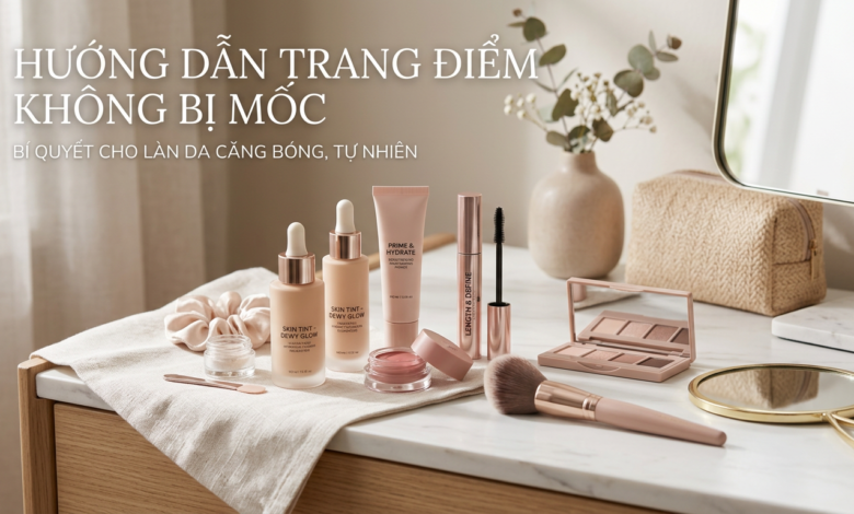 Hướng dẫn bạn gái cách trang điểm không bị mốc - featured image