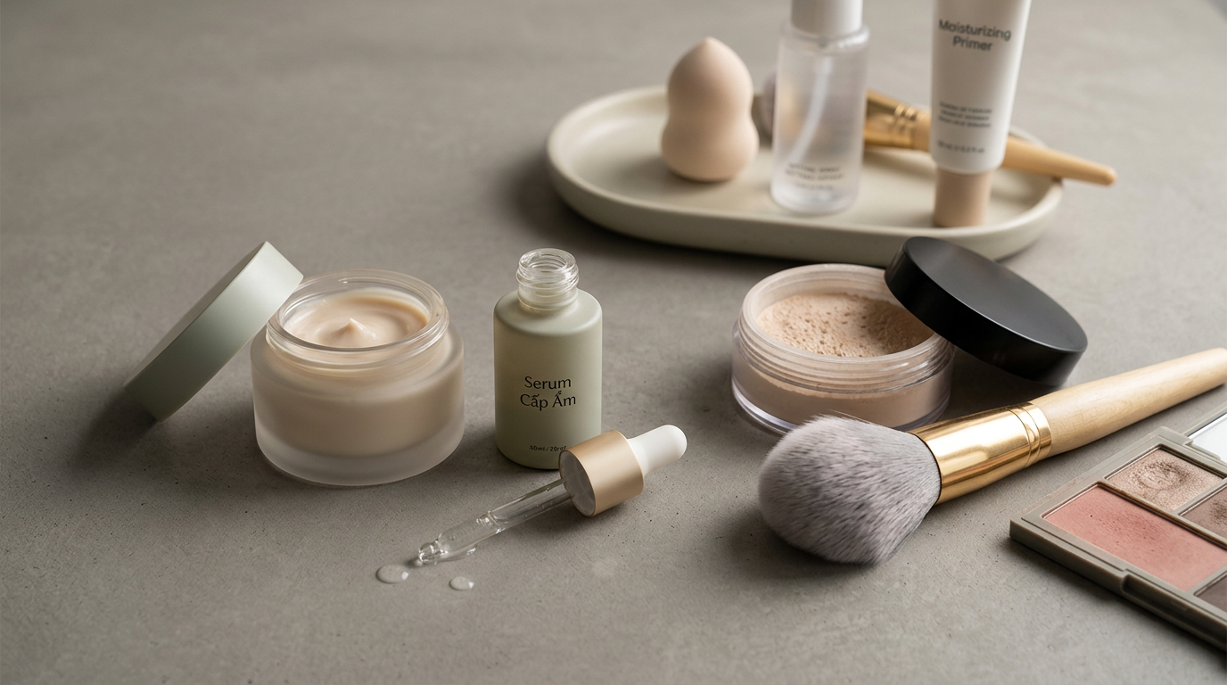 Lý do khiến da trang điểm bị mốc? - minh họa nội dung