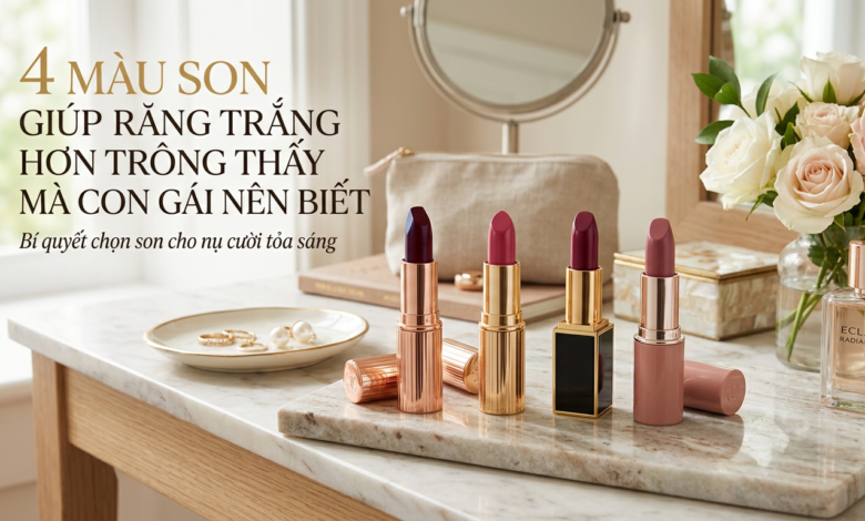 4 màu son giúp răng trắng hơn trông thấy mà con gái nên biết - featured image