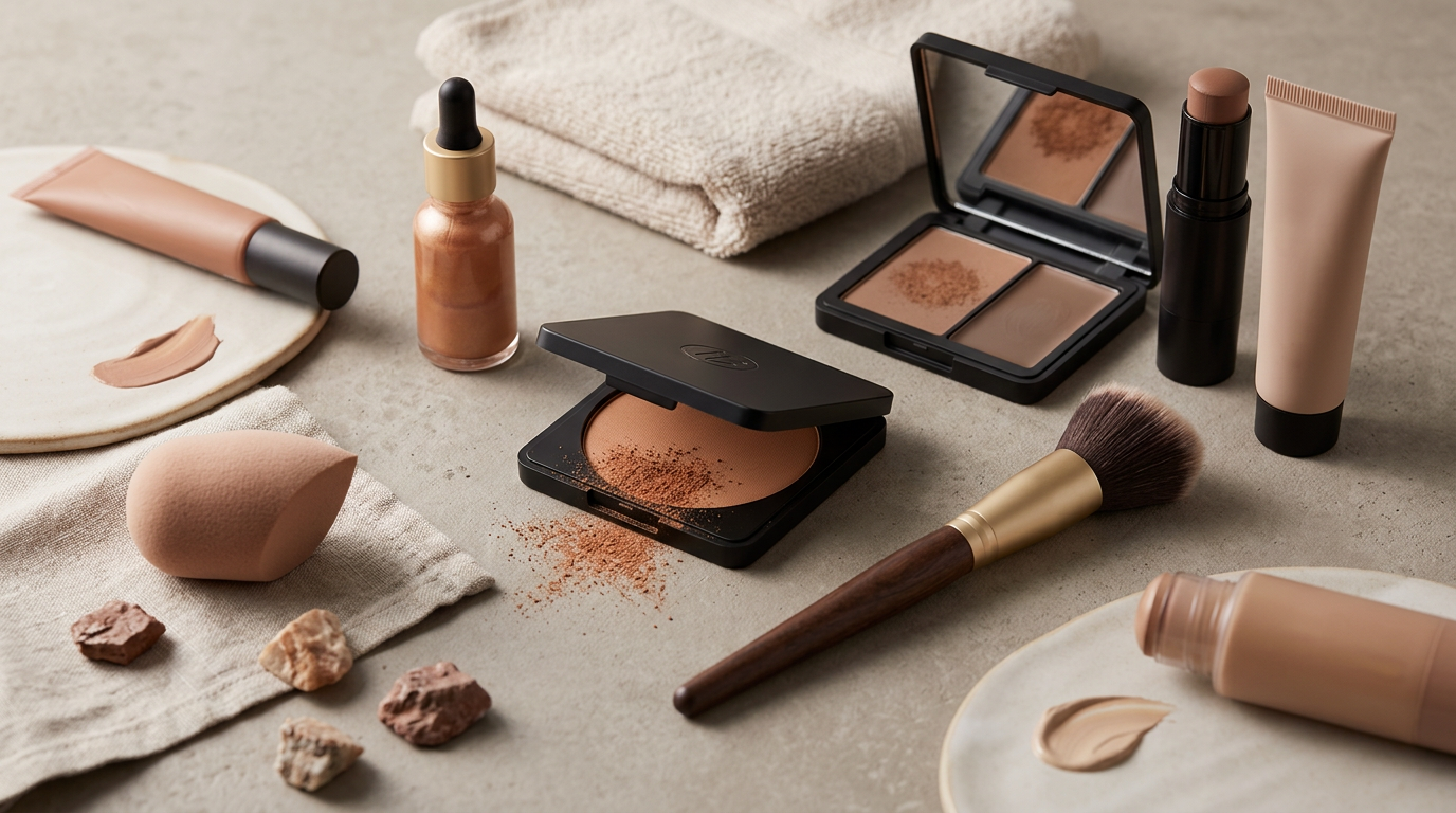 Bronzing và Contouring - minh họa nội dung