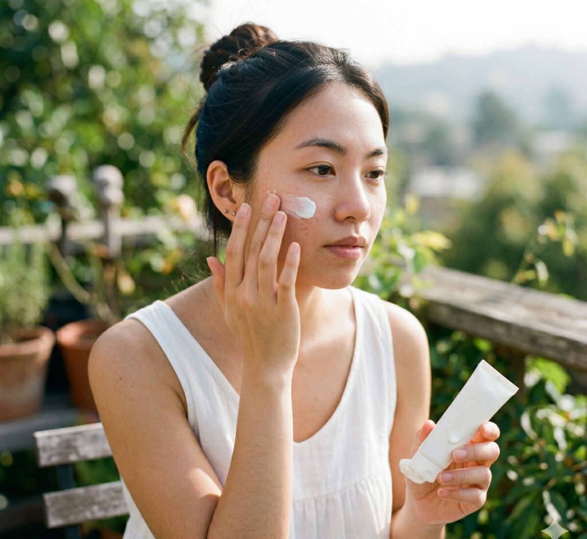 Kem chống nắng bắt buộc khi dùng retinol mỗi sáng