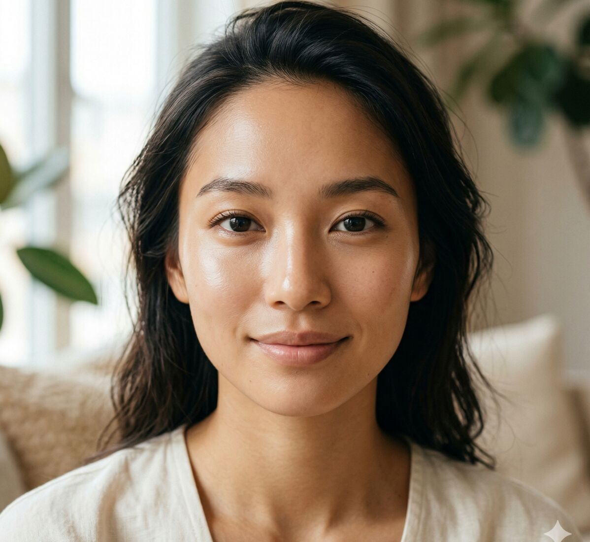 Da sáng khỏe sau khi dùng retinol đều đặn