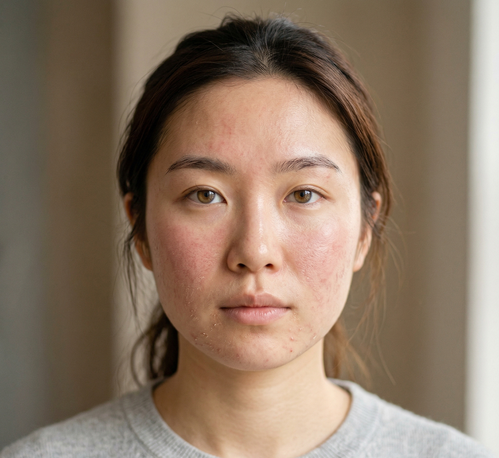 Purging retinol - da bong tróc và đỏ trong giai đoạn thích nghi