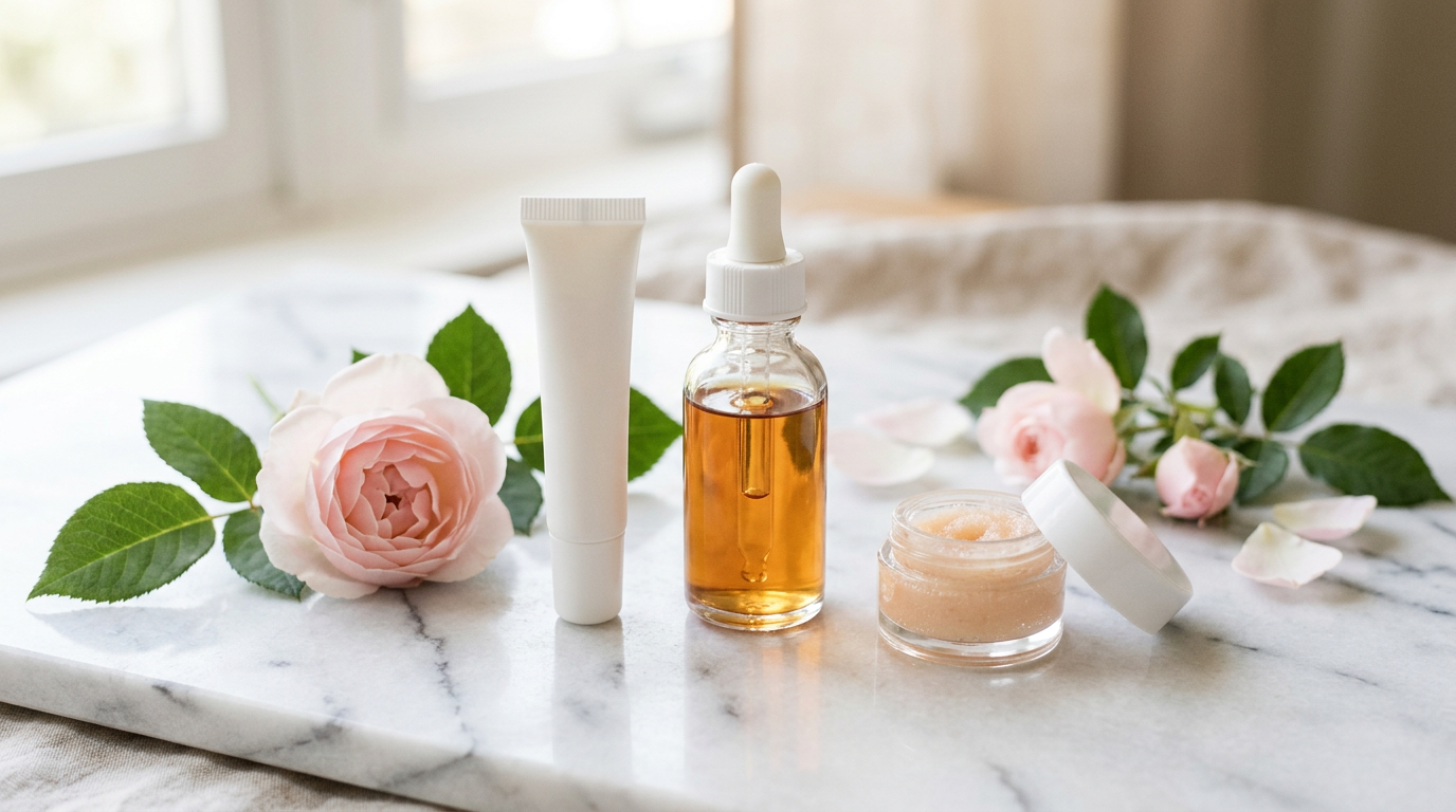 Sản phẩm trị thâm môi chứa niacinamide và vitamin C hiệu quả