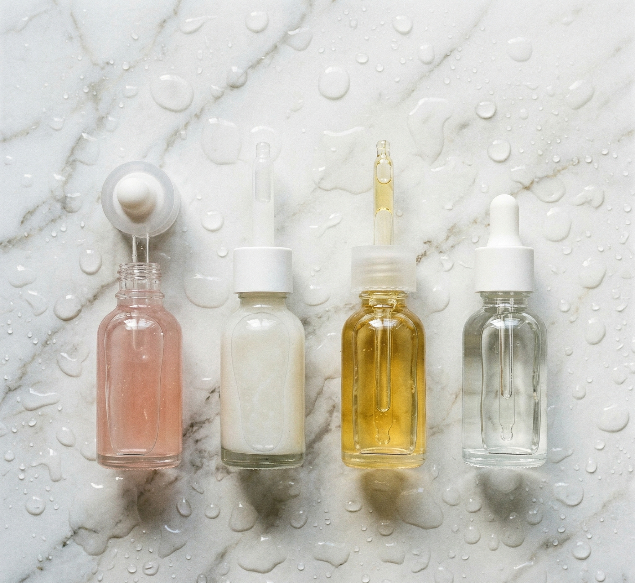 Thoa serum hyaluronic acid nhiều lớp để đạt da thủy tinh căng bóng