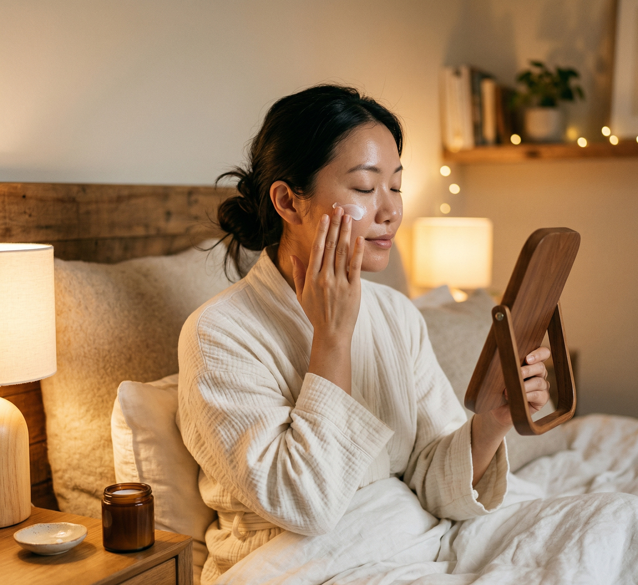 Skincare routine buổi tối cho da khô