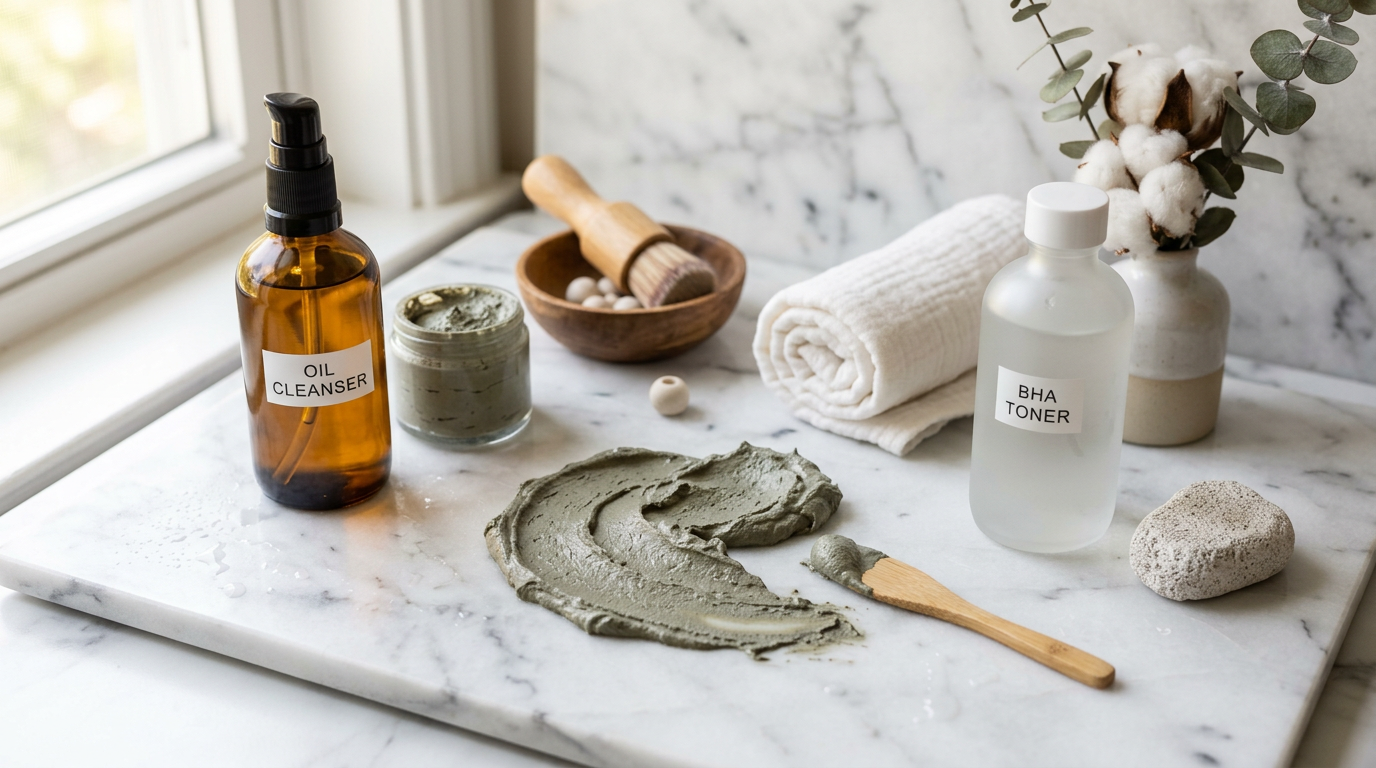 Cách làm sạch lỗ chân lông và xử lý sợi bã nhờn hiệu quả