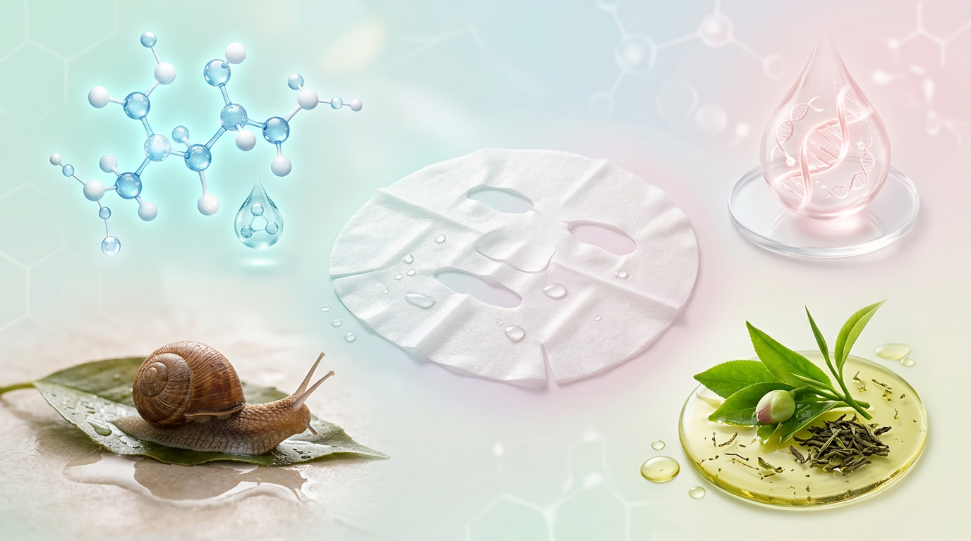 Thành phần dưỡng da chất lượng trong mặt nạ giấy Hàn Quốc