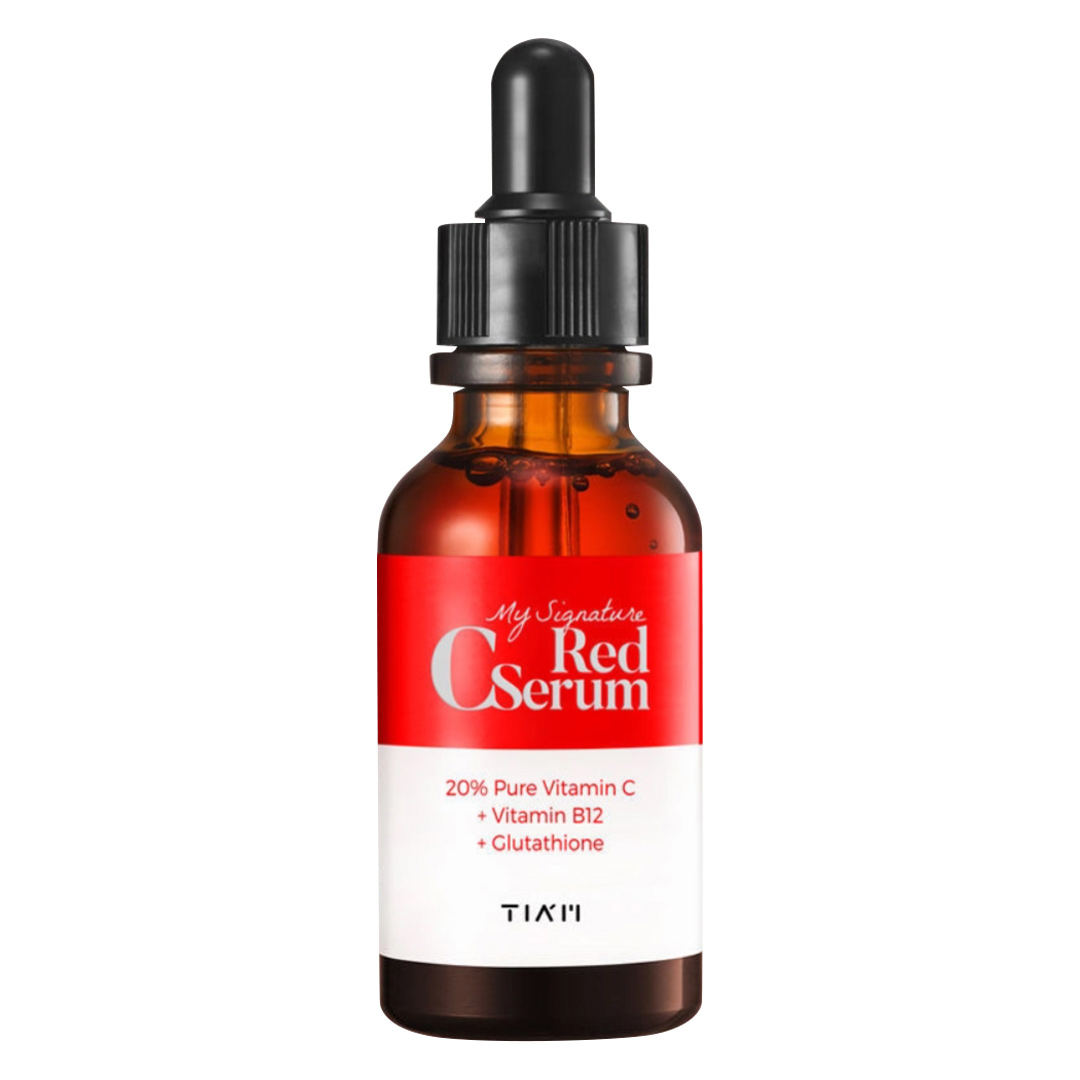 Tiam My Signature Red C Serum chai dropper nền trắng