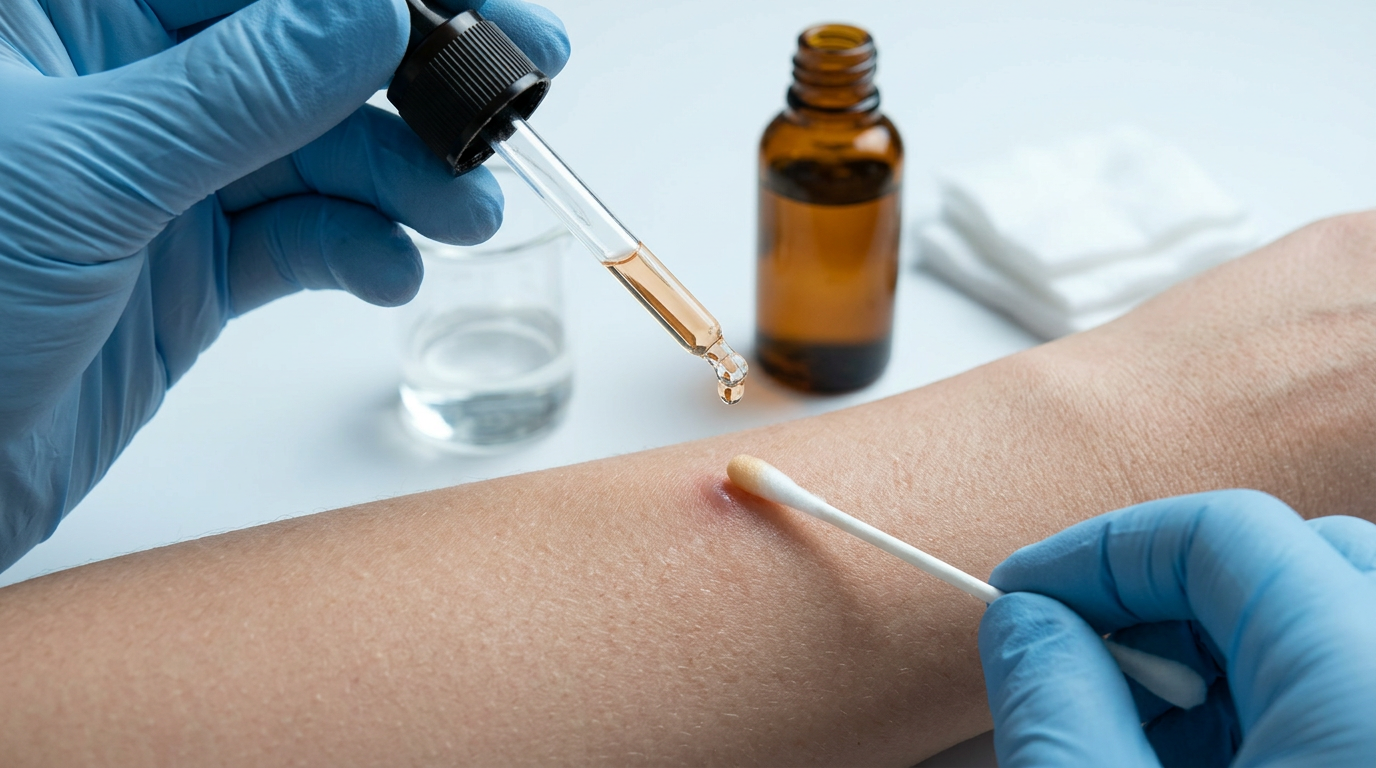 Cách chấm tinh dầu tràm trà trị mụn bằng tăm bông - quy trình đúng cách