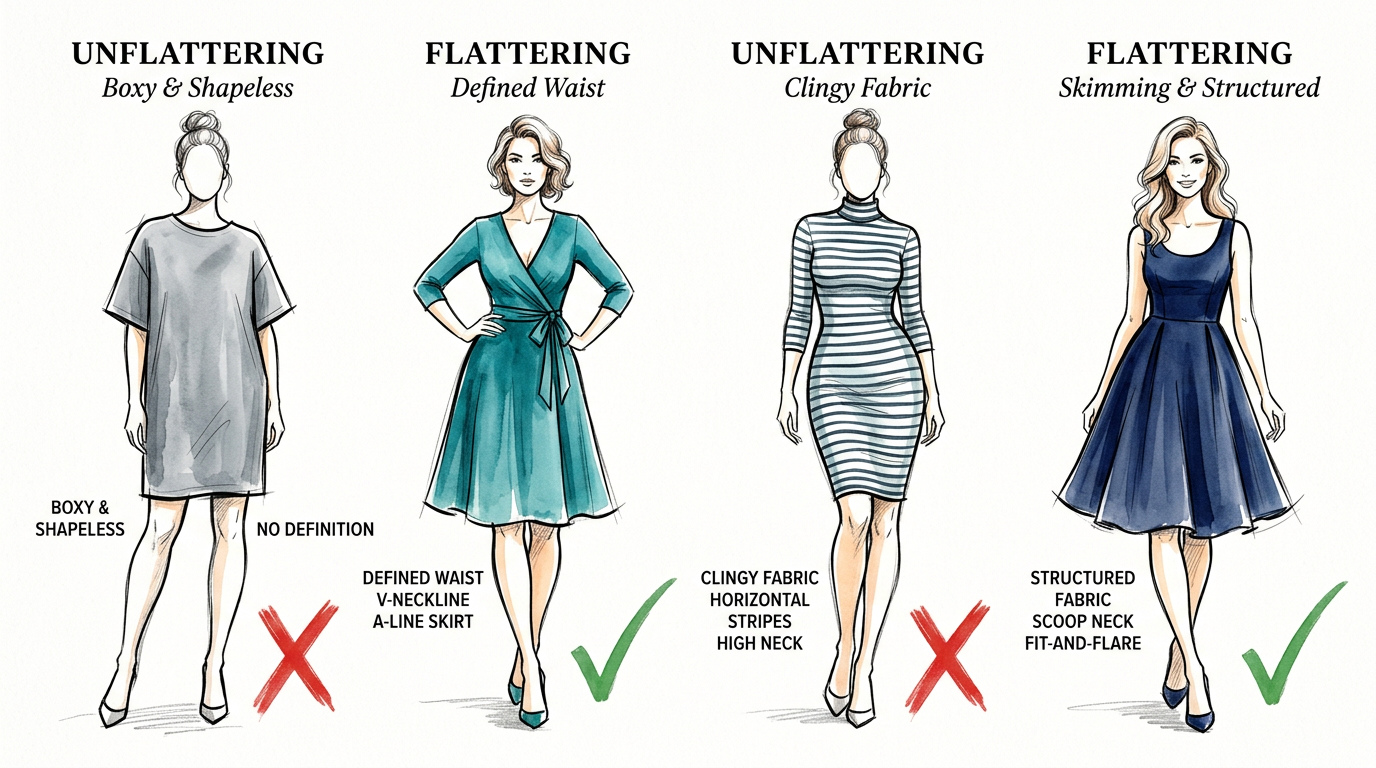 Kiểu váy cần tránh khi có thân hình mũm mĩm