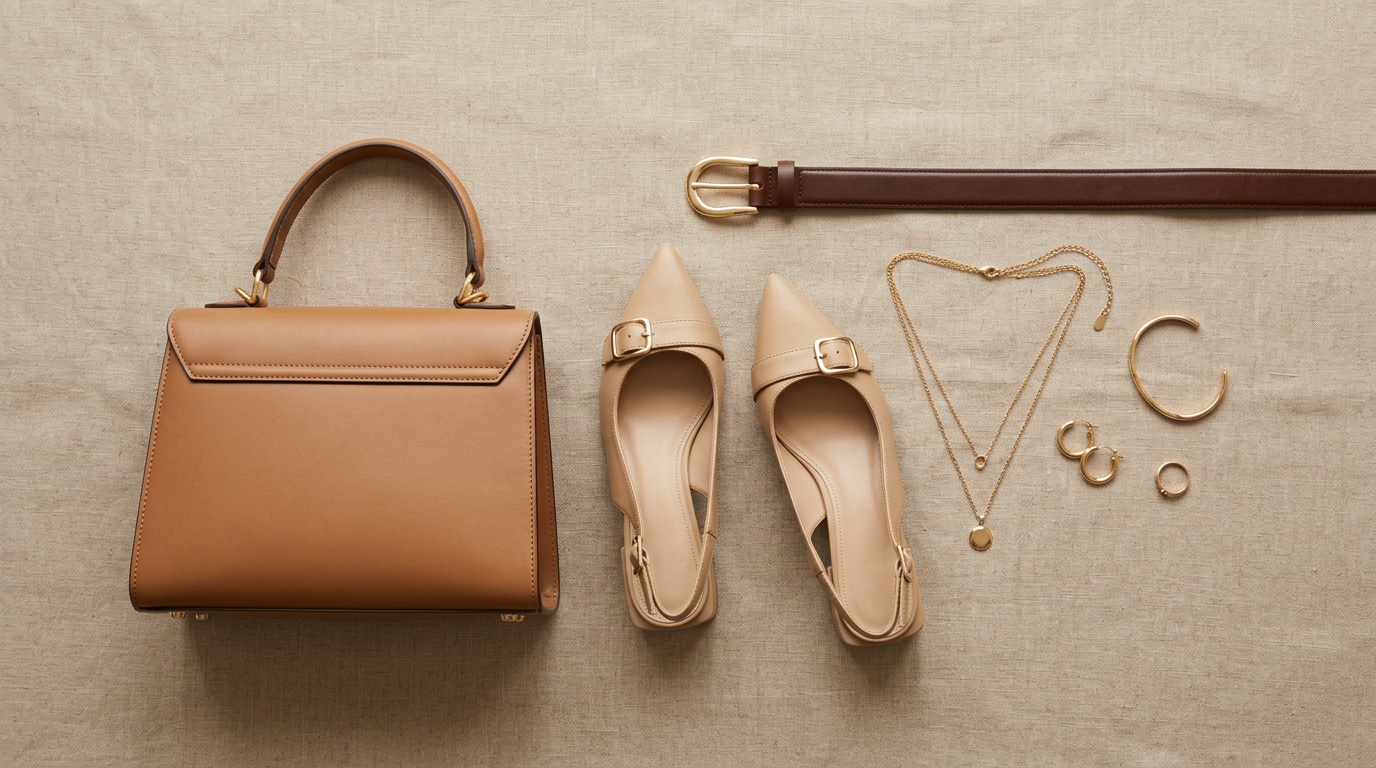 Phụ kiện thắt lưng giày dép giúp tôn vóc dáng đầy đặn