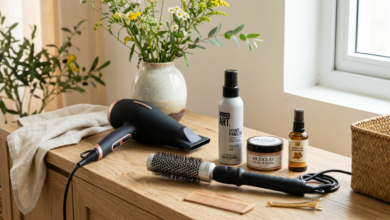 tạo kiểu tóc ngắn minh họa 1 (không người thật)