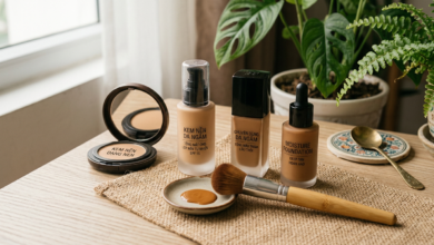 kem nền da ngăm minh họa 1 (không người thật)